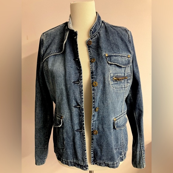 Mossimo Supply Co. Jackets & Blazers - Mossimo Women’s Denim Jacket, Size XL, Faded Blue Denim